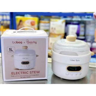 Thố sứ,nắp sứ nồi nấu cháo chậm baboo gooby 1L