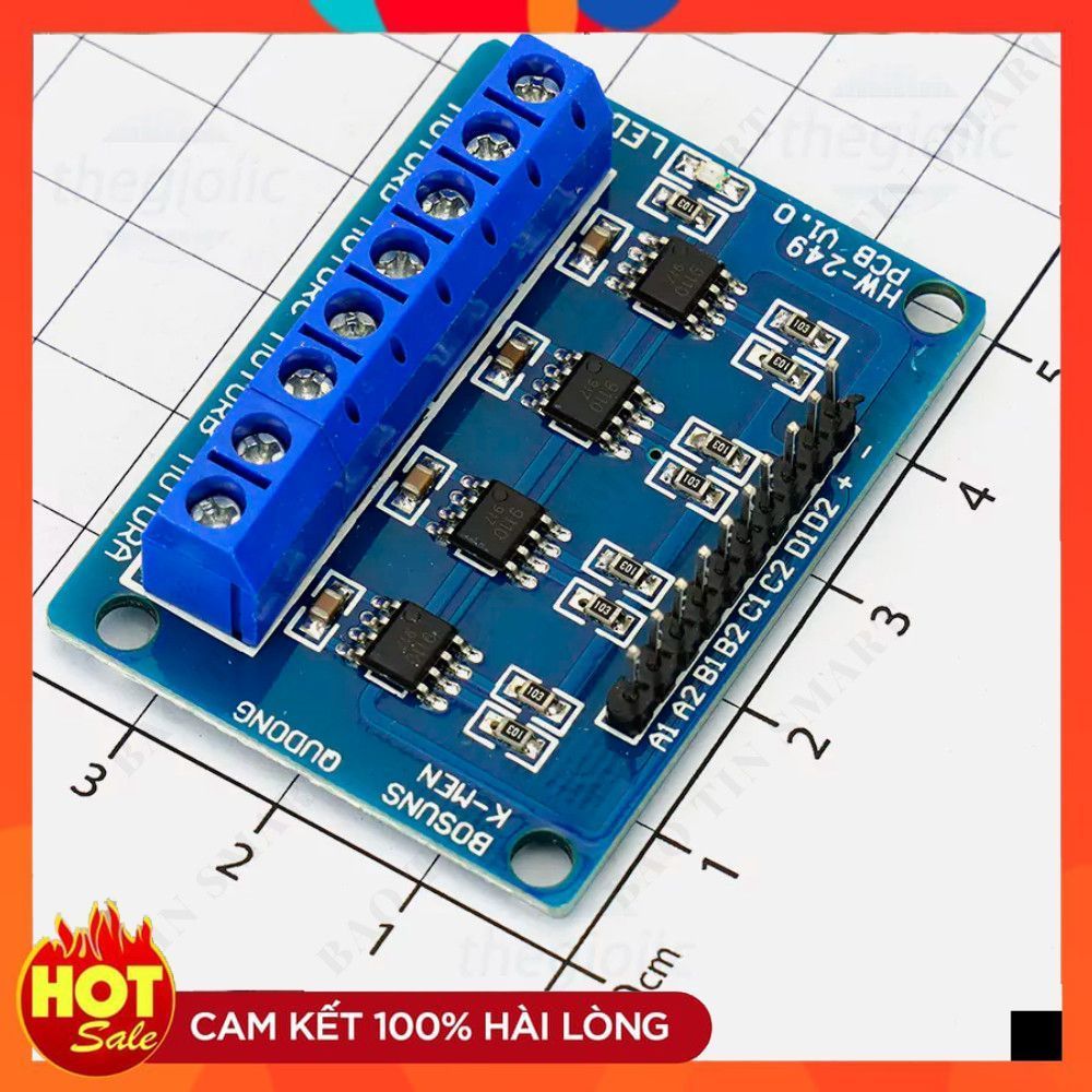 L9110S Mạch Điều Khiển Động Cơ DC 4 Kênh ChipViet Store