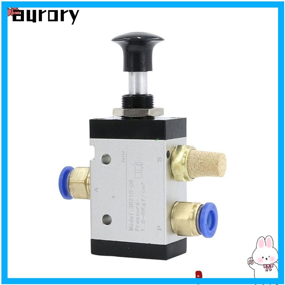 Van điện từ AURORY, Tay không khí 3 chiều 3R210-08, Van công tắc khí nén 2 vị trí 1 / 4 "PT Điều khi