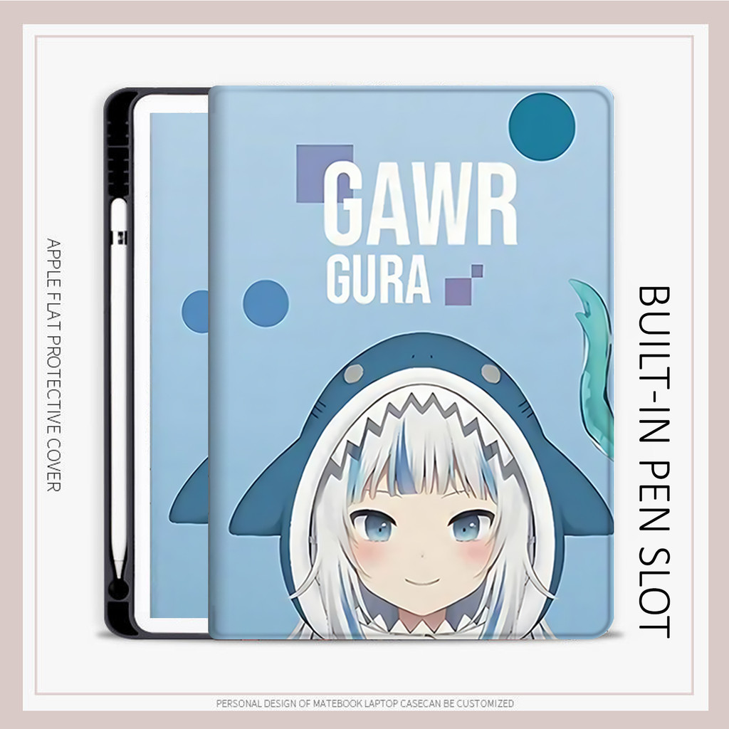 Ốp lưng hololive English gawr gura new ipad a16 gen 11 Air M3 Air 4/5/6 Air 7 10.2 Gen 7/8/9 Gen10 ố