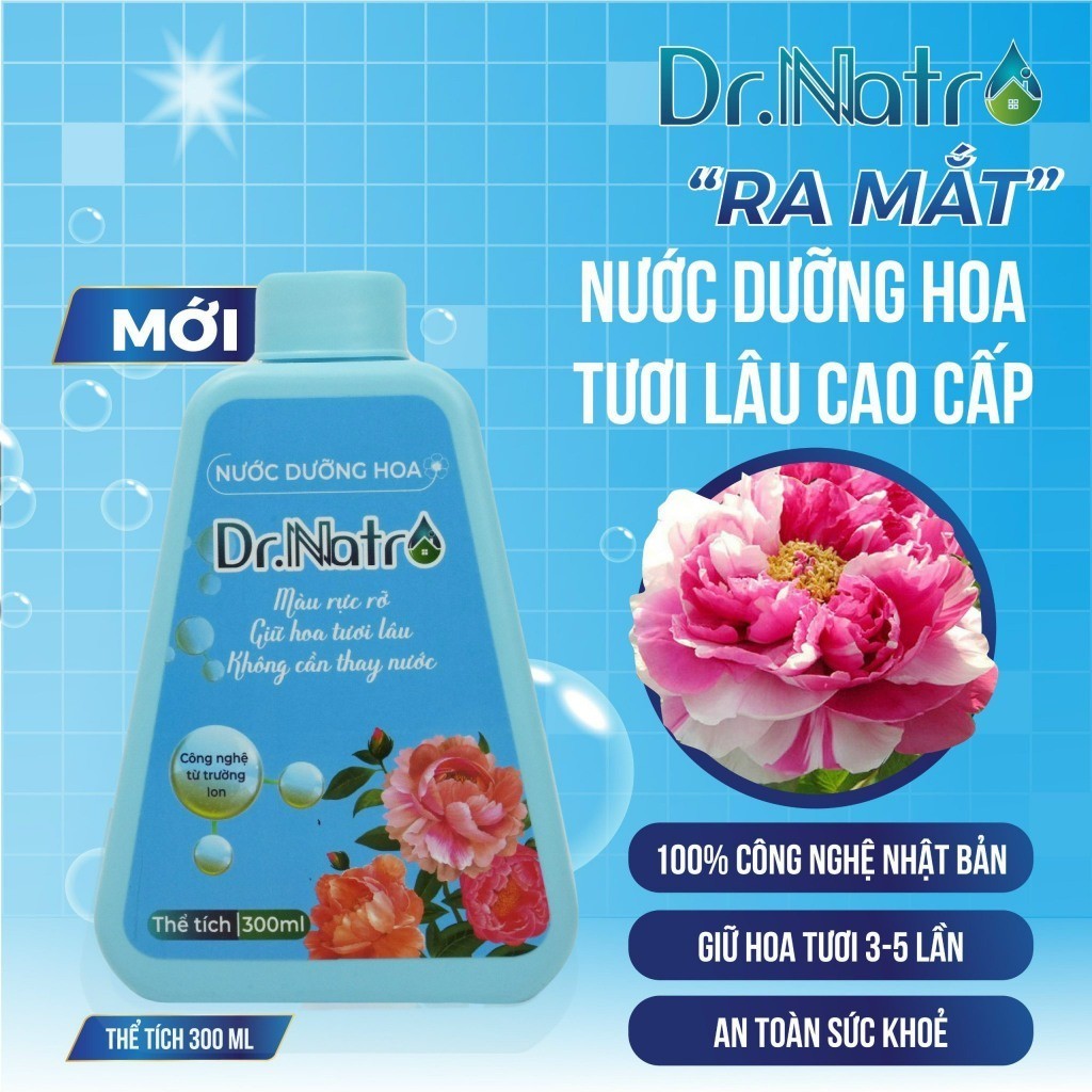 Nước Dưỡng Hoa Tươi Lâu Dr Natro Hoa Nỡ Lâu Sau 15 Ngày Dr.Natro Official Việt Nam