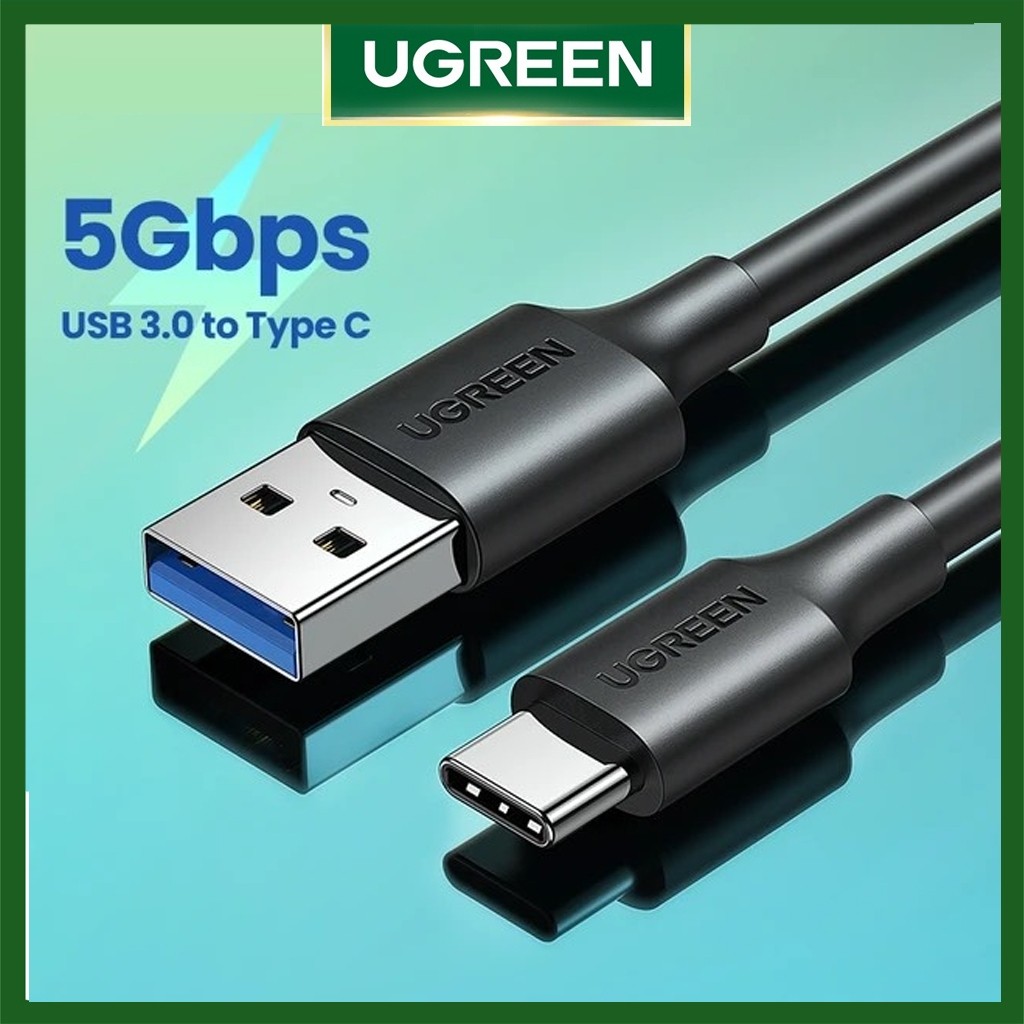 Cáp sạc Type C sạc nhanh Usb-A 3.0 to Usb-C cho điện thoại Ugreen 20884 20882 20883 US184