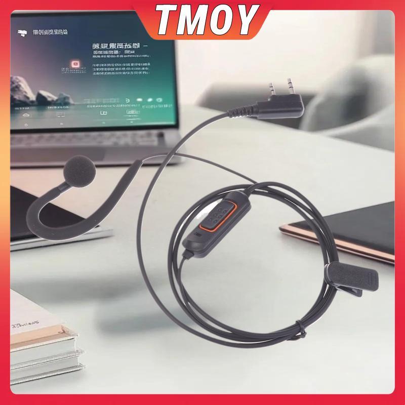 TMOY 1 Cái Phụ Kiện Đài Phát Thanh Hai Chiều Tai Nghe Micearphone Cho BaoFeng 888S 5R UV-5R UV-5RH U