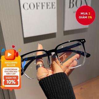 Kính chống ánh sáng xanh Unisex - Ống kính trong suốt & Bảo vệ bức xạ, kính dành cho nữ