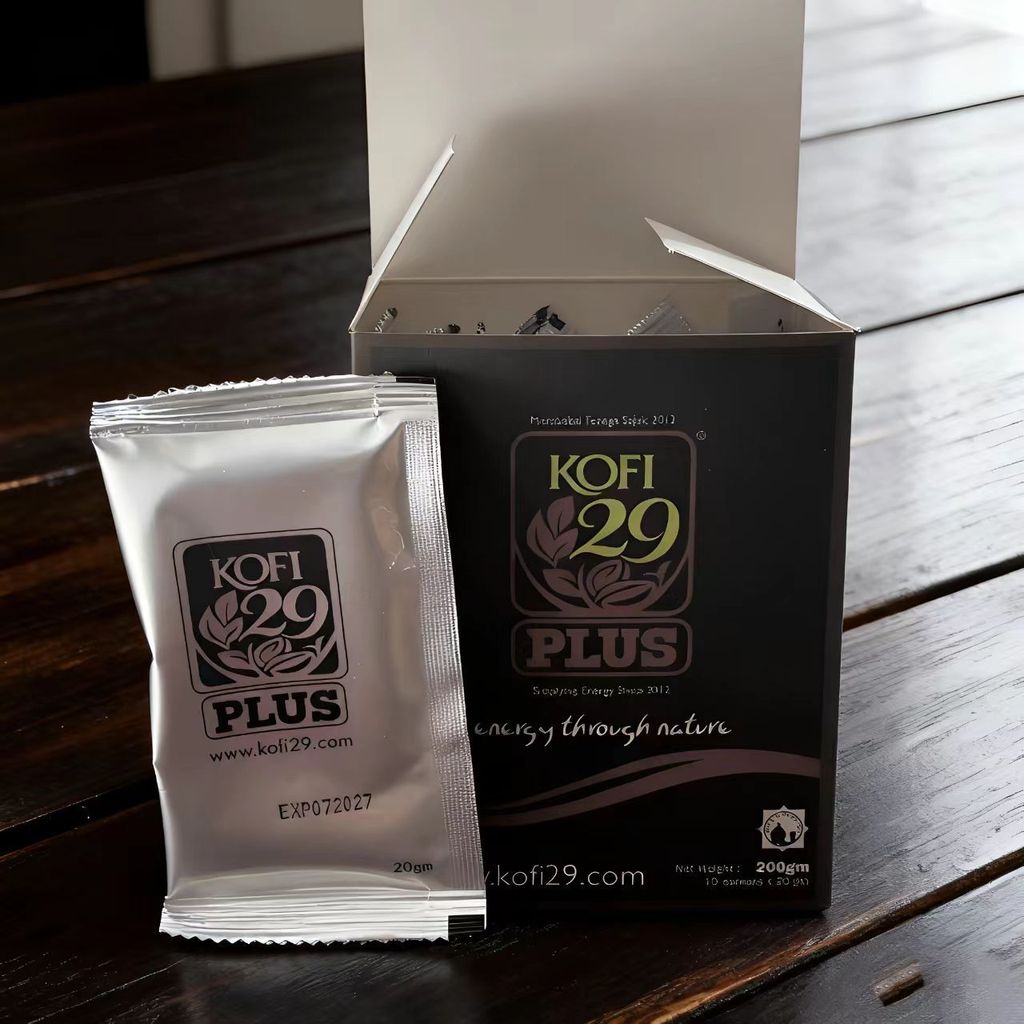 ((2 trong 1) Malaysia KOFi29 East Leather Ali Original Gold Label Herbal Energy Male Quick-Activing 