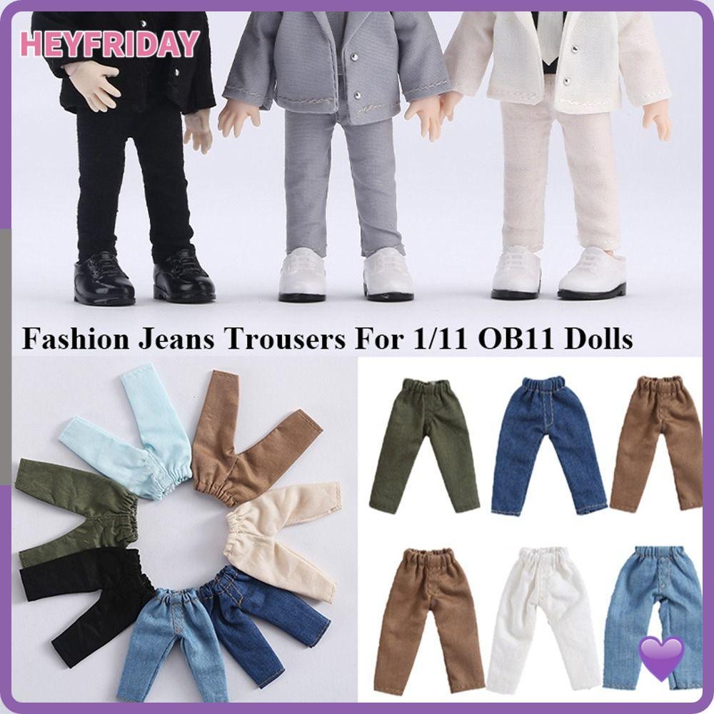 Quần búp bê HEYFRIDAY, Quần áo búp bê Mini dễ thương, Quần jean thời trang chất lượng cao cho 1 / 11
