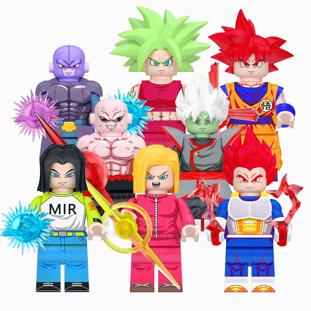 Hot DBZ Android 17 Vegeta Jiren Son Goku Kefla Hitto Zamasu Khối Xây Dựng Hình Đồ Chơi Quà Tặng