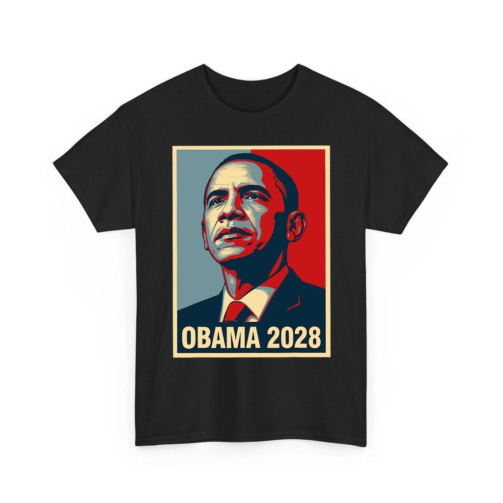 Áo nam cotton tee Obama 2028 Hãy sửa chữa Obama này cho Tổng thống 2028 Obama 2028 Áo thun Unisex XS