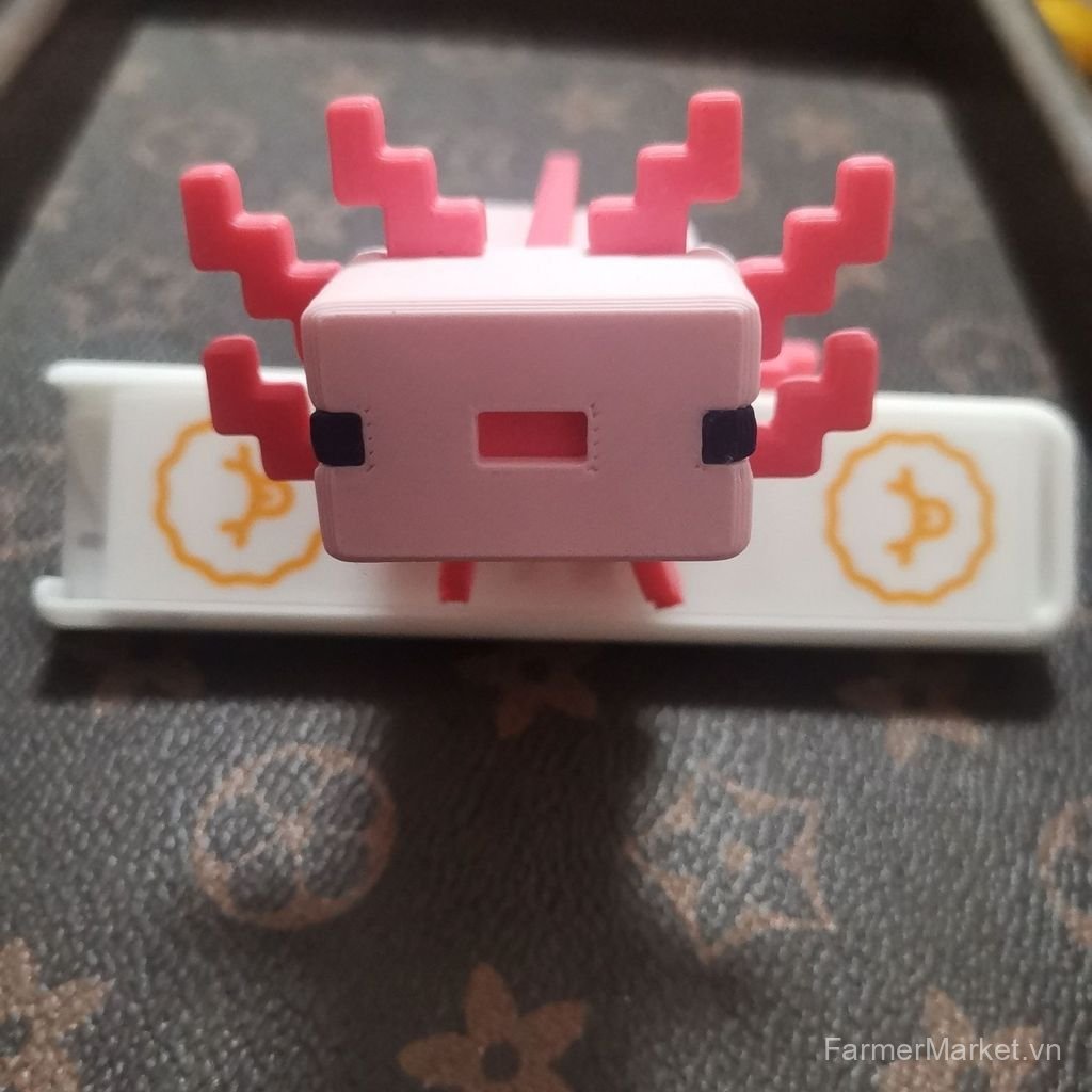 DIY Axolotl Hình Minecraft Mẫu Vật Trang Trí Quà Tặng Sinh Nhật