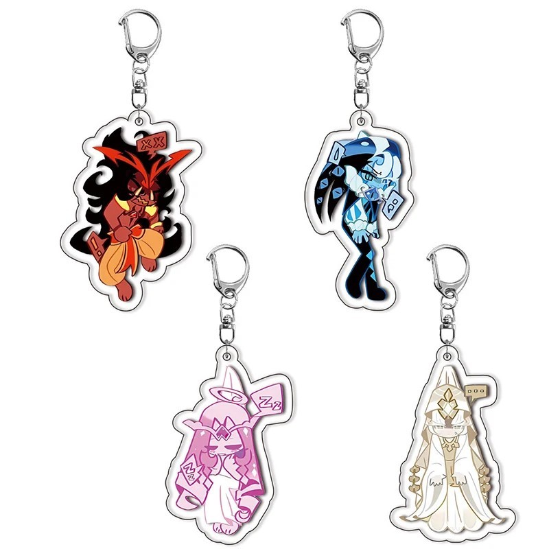 Móc khóa Cookie Run Kingdom CRK Eternal Sugar Burning Spice mô hình mica acrylic phụ kiện treo balo 