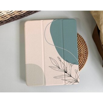 Ốp lưng thông minh từ tính Pastel Ink Leaf iPad 9 Case, iPad Mini 6 iPad Air iPad Pro 2021 Case, iPa