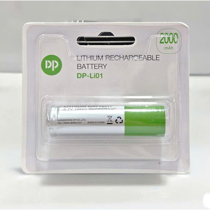 Pin sạc 18650 3.7V 2000mAh – Chuyên dụng cho quạt đèn