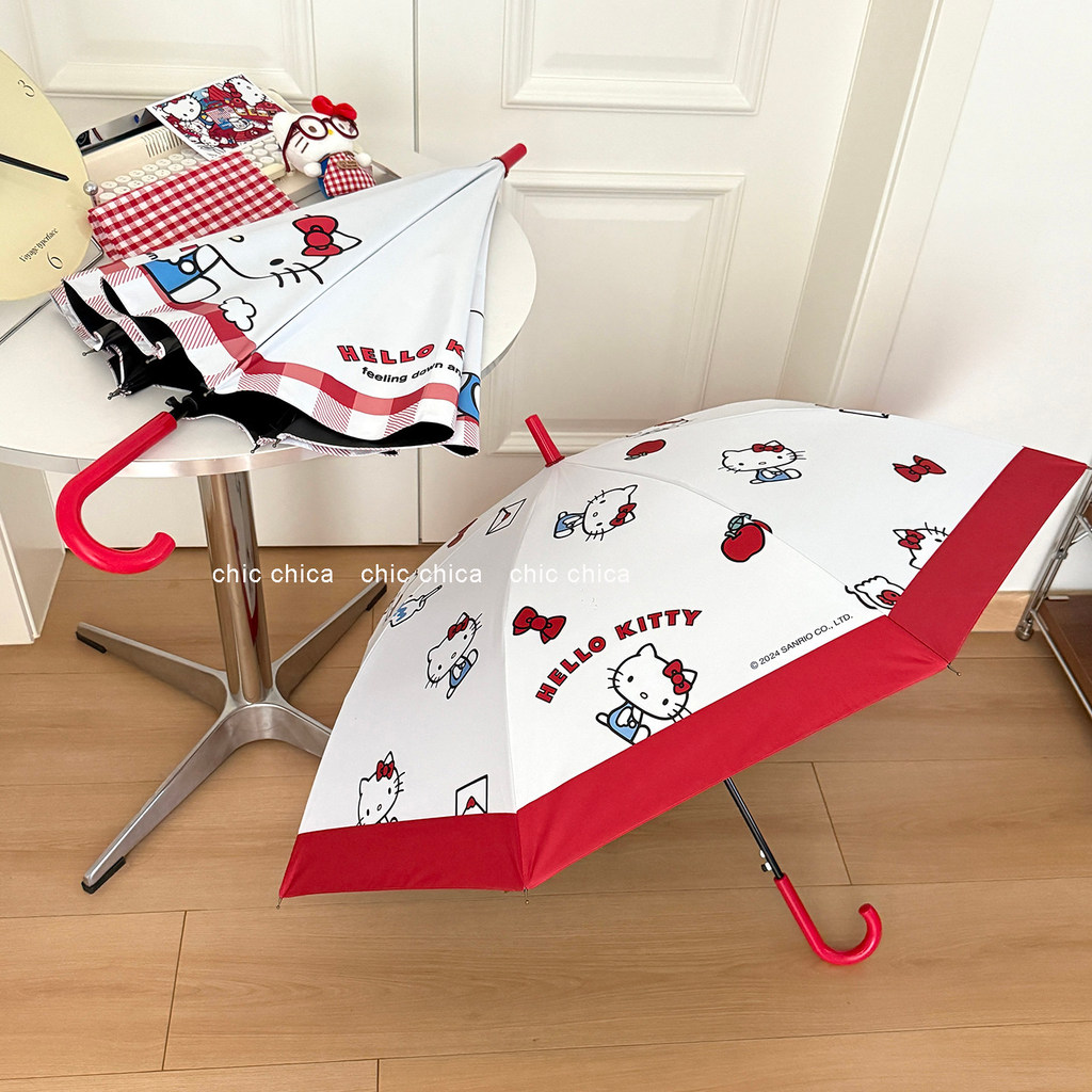 Ô Mưa Kitty Lớn Dài Tay Hello Kitty