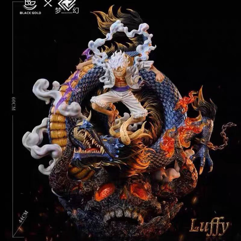 TB Spot Goods#Black Gold Zoro Japanese Edition gk Black Gold Fantasy One Piece Nika Luffy Zoro of th