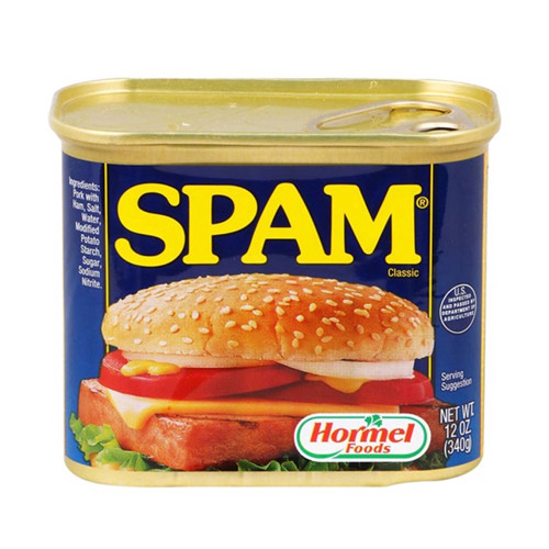 Thịt Hộp Spam Mỹ Burger Classic 340g ( spam bánh mì) date 6/28
