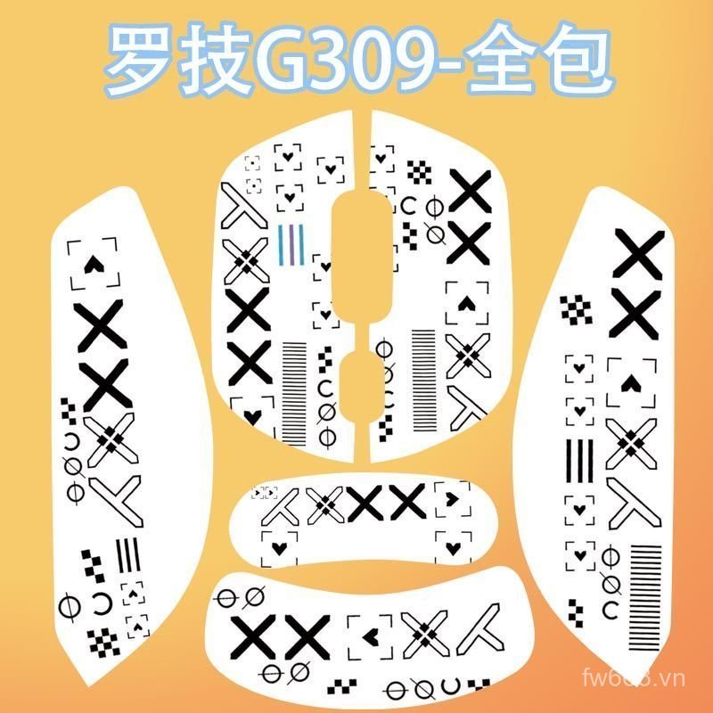 Nhãn dán chống trượt chuột Logitech g309 được áp dụng phổ biến Nhãn dán bảo vệ toàn diện thấm mồ hôi