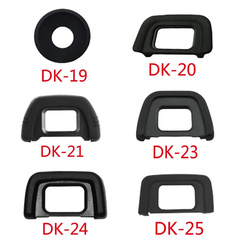 Cốc Mắt Cao Su DK-19 DK-20 DK-21 DK-23 DK-24 DK-25 Camera Eyecup Thị Kính Cho Nikon D3100 D5000 D700