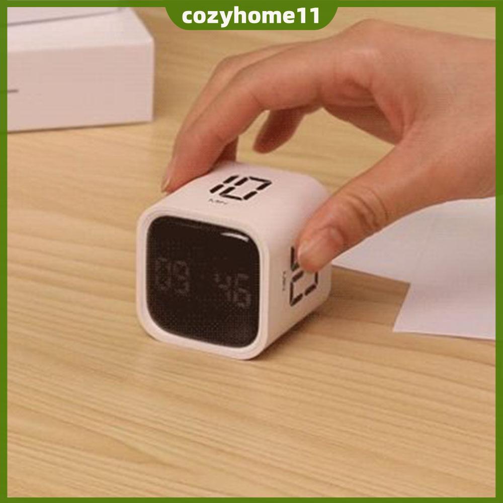 Hẹn giờ lật cảm biến trọng lực đa chức năng Cube Hẹn giờ cho trẻ em và người lớn (Trắng) [warmhome11