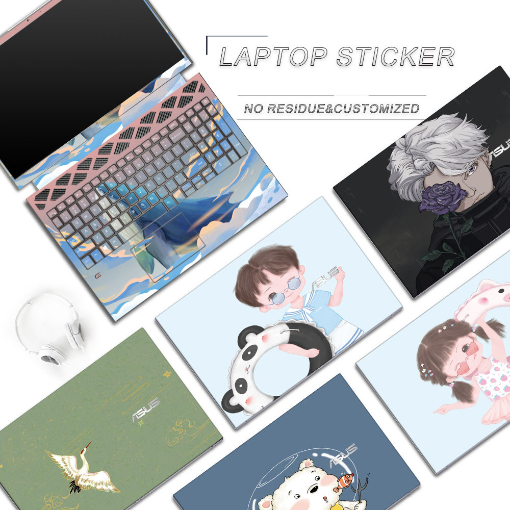 ASUS Zenbook S16 UM5606 3 Chiếc ABC Không Dư Lượng Costomized Máy Tính Laptop Precut Decal Da Vinyl 