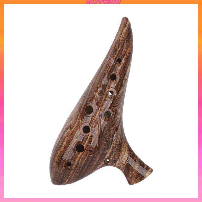 Nhạc cụ Mini chuyên nghiệp thủ công nhựa Ocarina 12 lỗ sành điệu dành cho người sưu tập và quà tặng