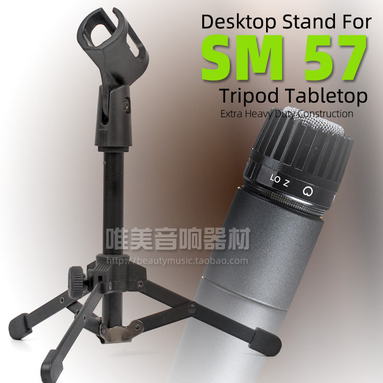 SnapVox Thích Hợp Cho Shure Shure SM57 Kệ Lúa Mì Micro Micro Tam Giác Để Bàn Chân Đế Để Bàn