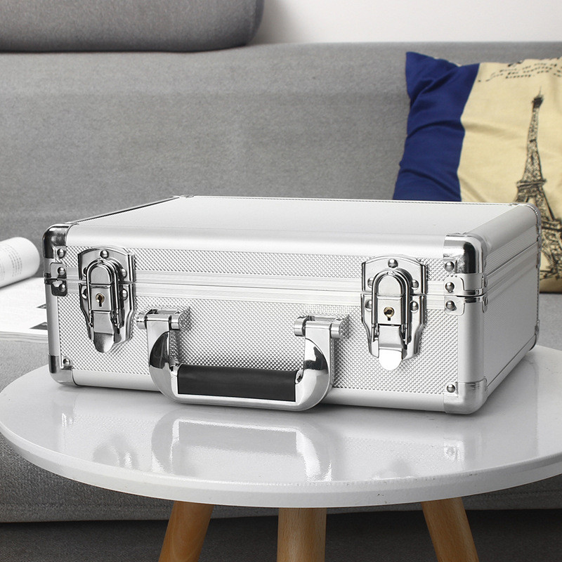 Direct supply to Taizhou, Jiangsu: portable white aluminum alloy storage box, hardware tool box, alu
