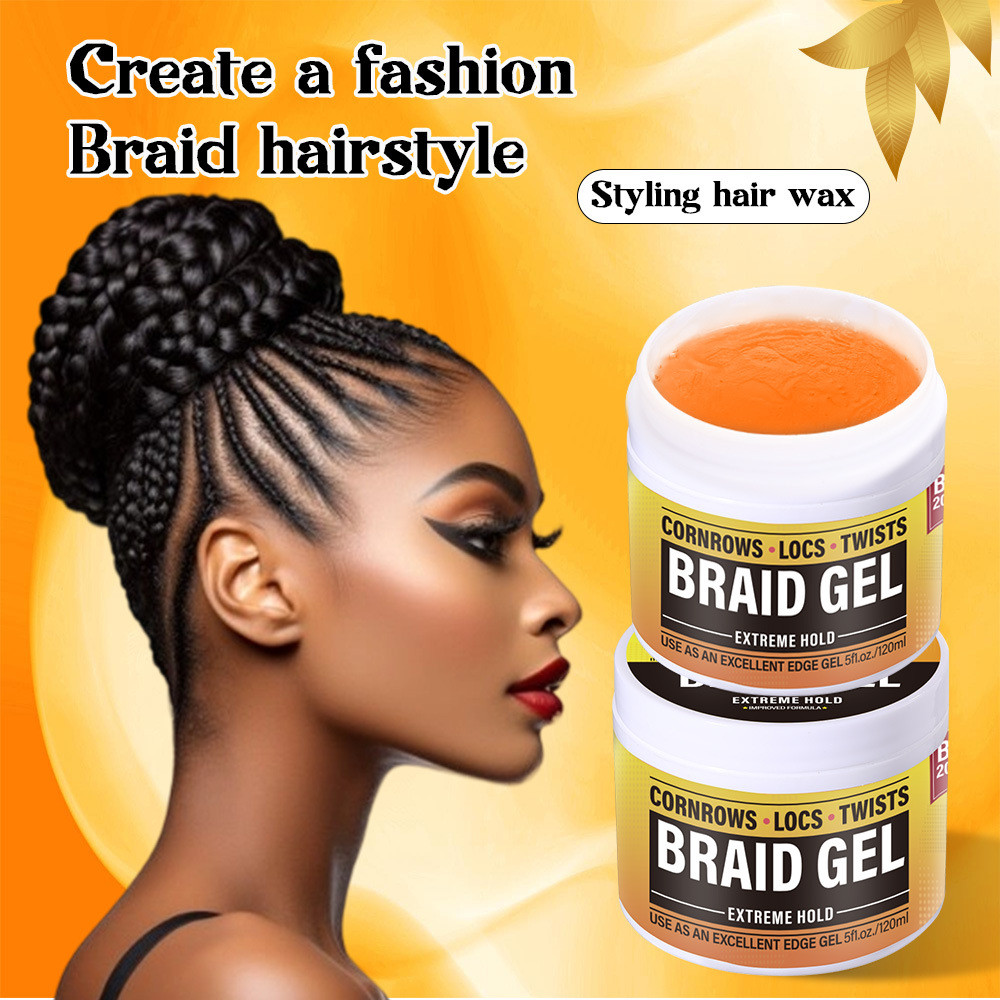 Popular~Braiding gel for styling braids, deep care braiding gel for setting braids3z