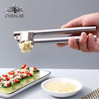 Máy nghiền tỏi KENJIE, Máy ép tỏi thủ công có độ cứng cao, Máy chế biến thực phẩm Máy nghiền tỏi bằng thép không gỉ có thể tháo rời Thực phẩm bổ sung
