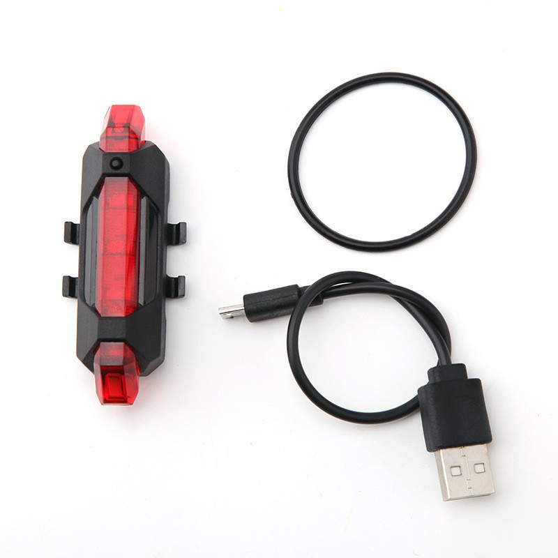 Đèn hậu xe đạp Đèn hậu xe đạp Đèn hậu sạc USB Đèn LED cảnh báo ban đêm Đi xe đạp Đèn hậu xe đạp Đi x