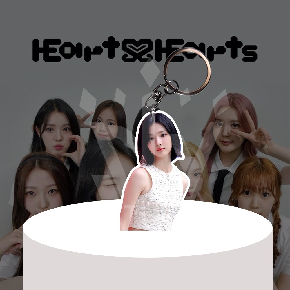 Gantungan Kunci / Gantungan HP Hearts2Hearts H2H - Jiwoo - Ganci Akrilik - Keychain
