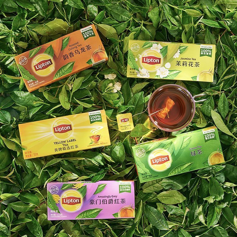 Trà đen Lipton Trà hoa nhài Trà xanh Kết hợp hỗn hợp Túi trà Lipton thương mại Văn phòng Trà ô long 