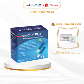 Hộp 50 Que Thử Đường Huyết On Call Plus Dùng Cho Máy On Call Plus & On Call EZ II