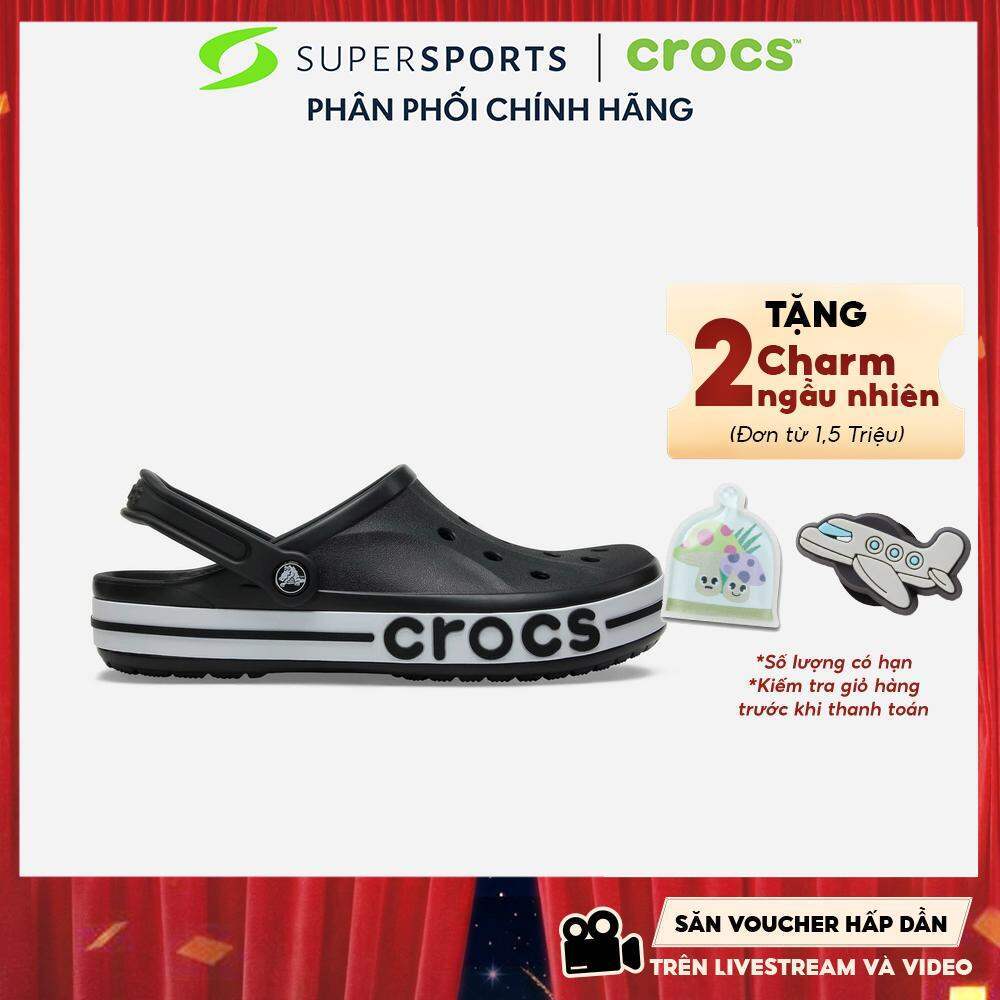 Giày Clog Unisex Crocs Bayaband - Đen - 205089-066 ADS01 LS100 B000