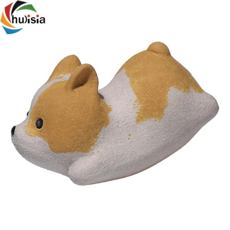 Chalisia Corgi Puppy Tea Đồ trang trí thú cưng Đồ trang trí nhà cửa Trà Kungfu dễ thương Quà tặng th