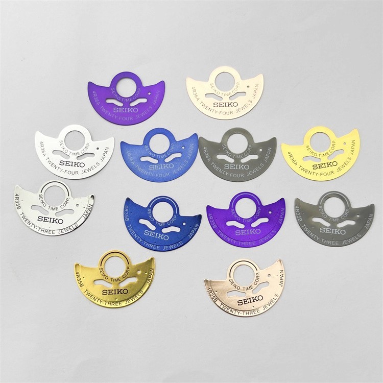 NH35 Tự Động Tuo Patch 4R35B 4R36A Đồng Hồ Cơ Tự Động Tuo Patch NH36 Con Lắc Búa Sử Dụng S Logo Patc