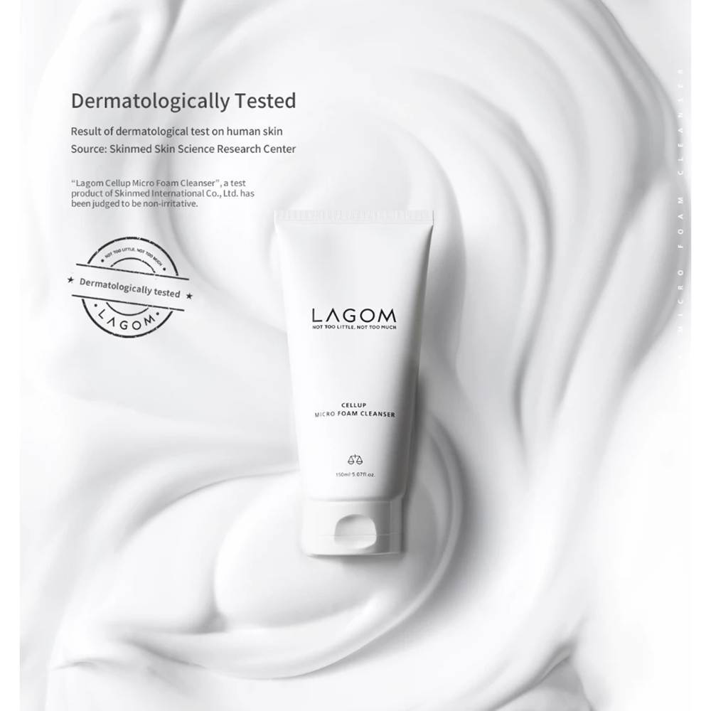 LAGOM Cellup Micro Foam Cleanser lagom Amino Acid Facial Cleanser 120ml