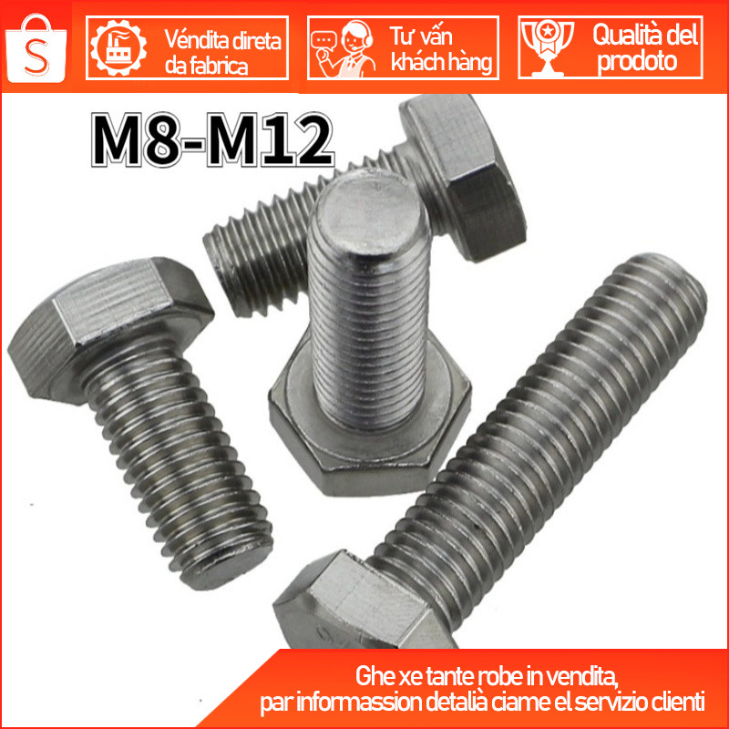 Sus304 ren ngược vít lục giác vít trái vít ren ngược chốt mở rộng vít m8 / m10 / m12