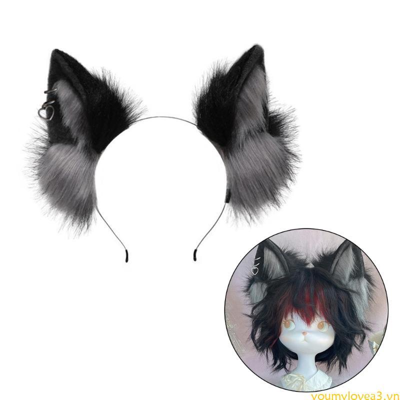 Bộ Đồ Lông Mèo Con Cho cosplay và Party Halloween - Soft Furry Costume Accessories