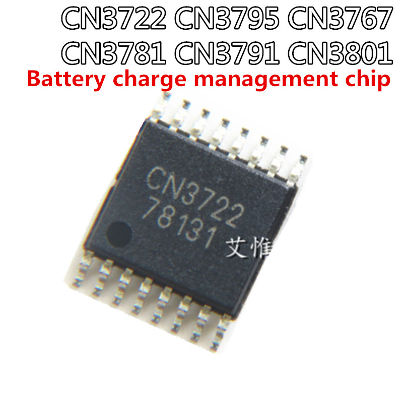 10 Chiếc CN3722 CN3795 CN3767 CN3781 CN3791 CN3801 chip Quản Lý Sạc Pin TSSOP