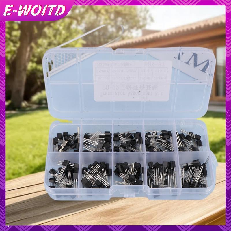 E-WOITD 1 / 2 / 3 Chiếc 200 Chiếc TO-92 NPN PNP Transistor Các Loại Bộ BC327 BC337 BC517 BC547 BC548