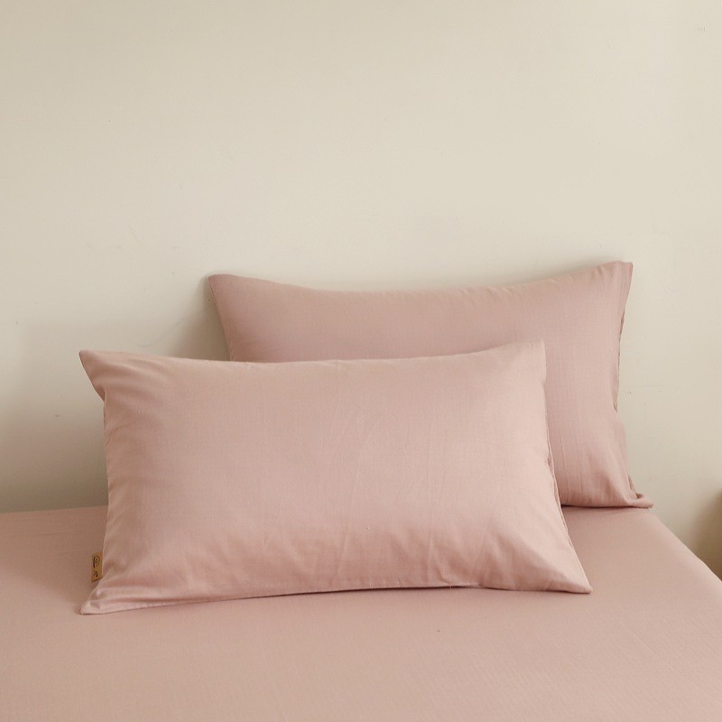 Vỏ gối sợi đôi cotton nguyên chất loại A 100% cotton gạc 48x74cm Trẻ em 30x50 Vỏ gối 40x603.30