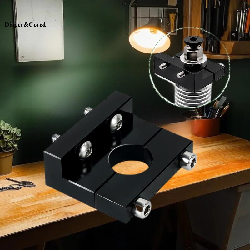 DIAPER & CORED E3-V6 Hotend Cố định Blo V6 Bộ tản nhiệt Braet cho phụ kiện máy in 3D Lắp ráp máy đùn