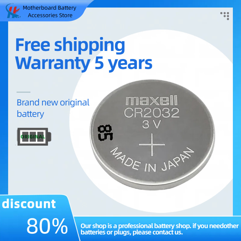 Pin nút maxell / Maxell / Wansheng CR2032 3V. Pin điều khiển từ xa. Pin CR2032