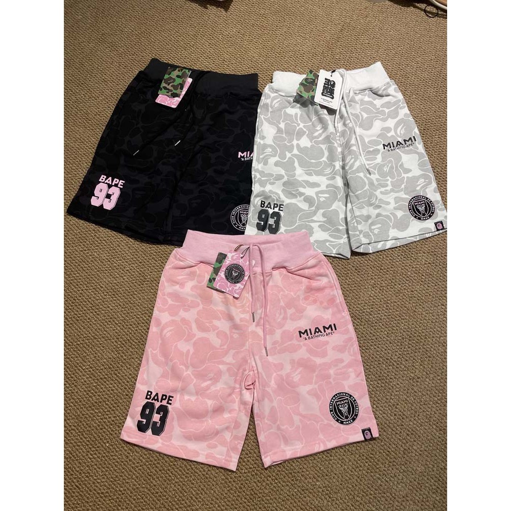 BAPEX MIAMI Dạo Phố Quần Short Ape Head MIAMI Quần Thể Thao Thông Thường20260105