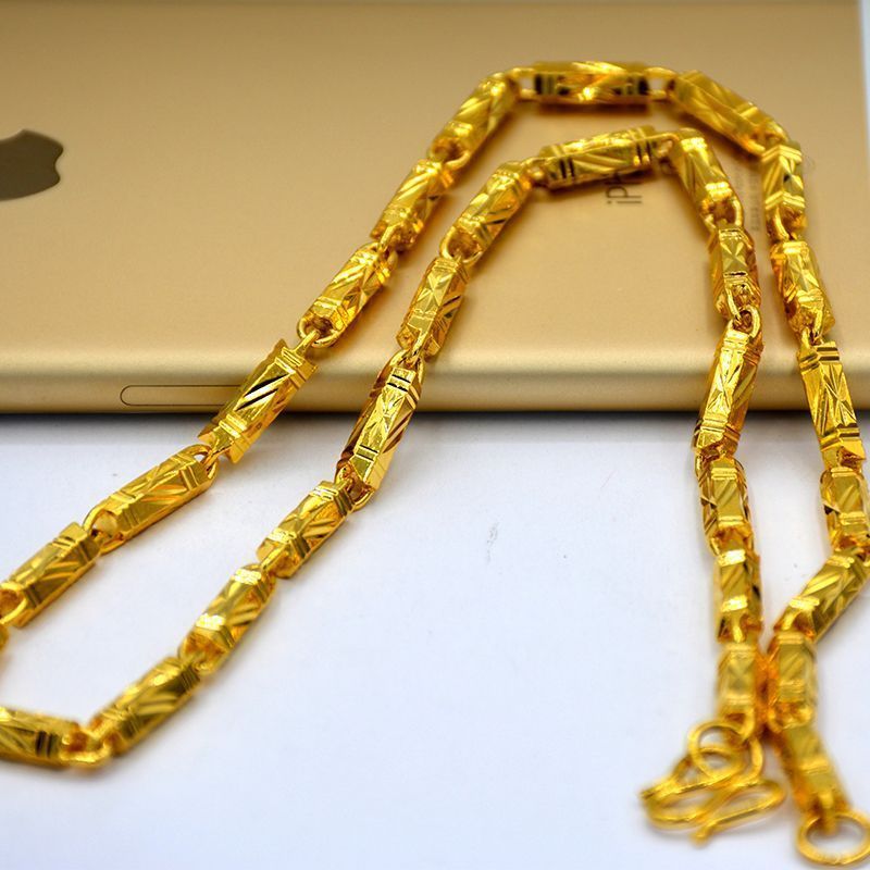 2025 Sản Phẩm Mới Việt Nam Cát Vàng Vòng Cổ Nam Mãi Không Phai Màu Mô Phỏng Vàng Cát Vàng Trang Sức 