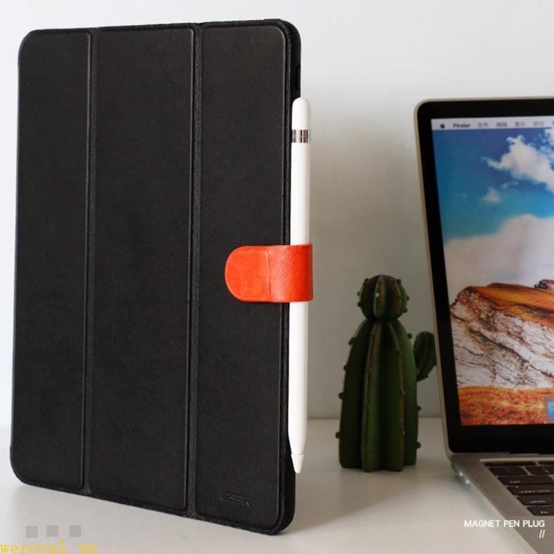 WER Touch Pen Clip Da PU Notebook Pad Touch Pen Cover Stylus Clip Dính