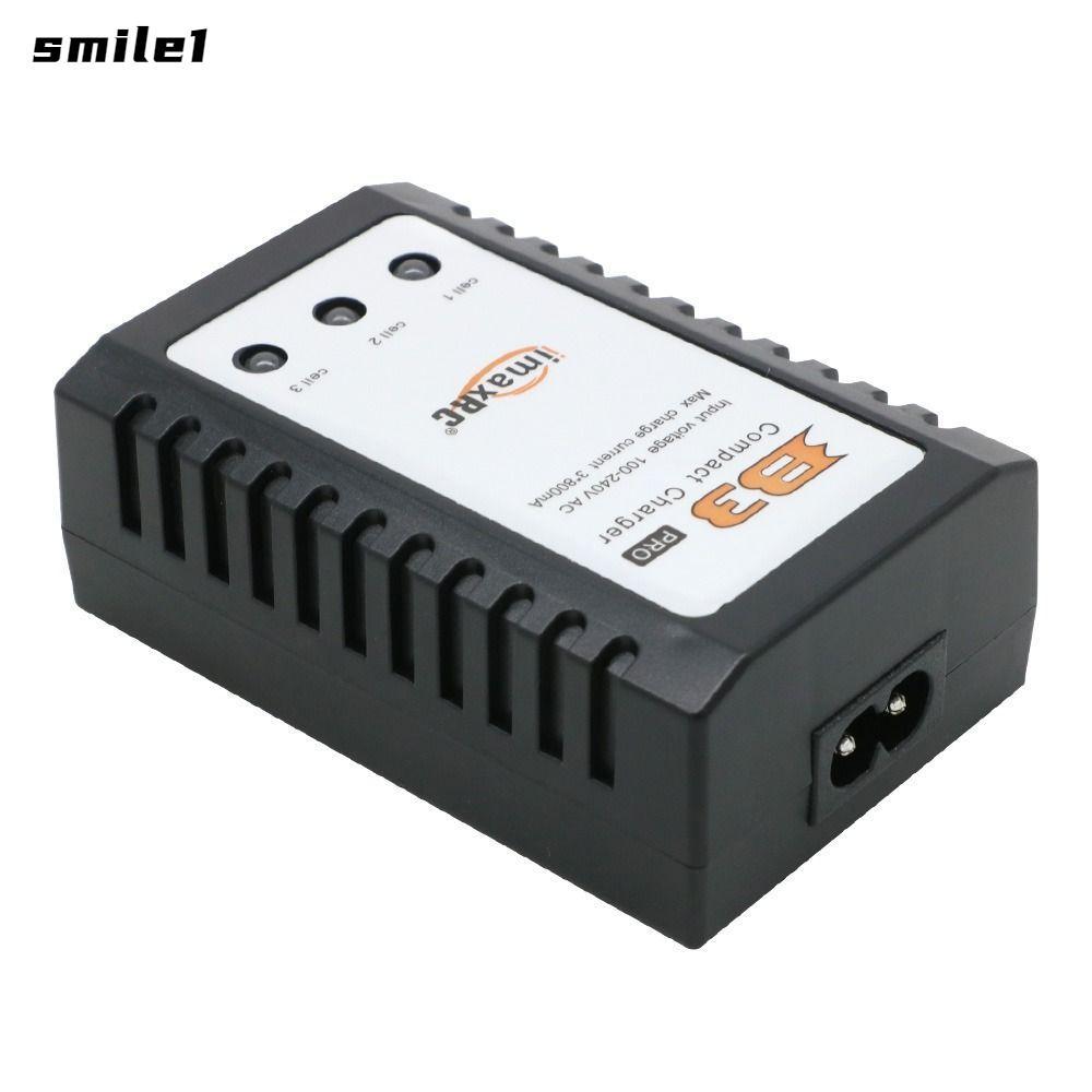 Bộ sạc pin SMILE, Bộ sạc cân bằng phích cắm 7.4V-11 US / EU, Bộ phận RC Cáp nguồn nhỏ gọn Bộ chuyển 