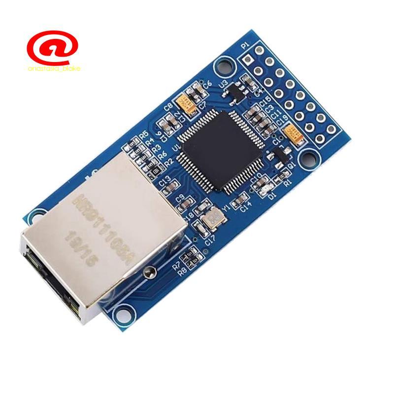 CH9121 Cổng nối tiếp Ethernet Mô-đun mạng UART sang RJ45 Bộ chuyển đổi DC 3.3V 5V STM32 / Mô-đun mạn