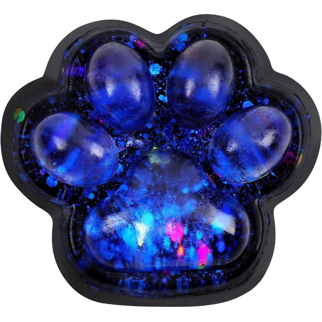 Cat Paw Bóp Đồ Chơi, Bầu Trời Đầy Sao Mèo Paw Squish Đồ Chơi Vui Nhộn Squishy Pinch Taba Đồ Chơi Fuf