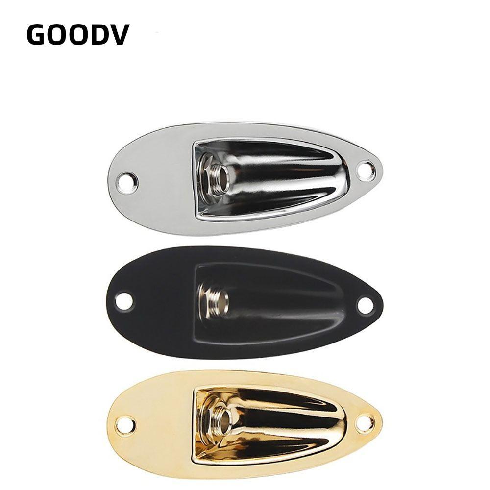 GOODV Guitar Đầu Vào Jack, Đàn Guitar Điện Hình Thuyền Guitar Jack Đĩa, Linh Kiện Thay Thế Jack Ổ Cắ